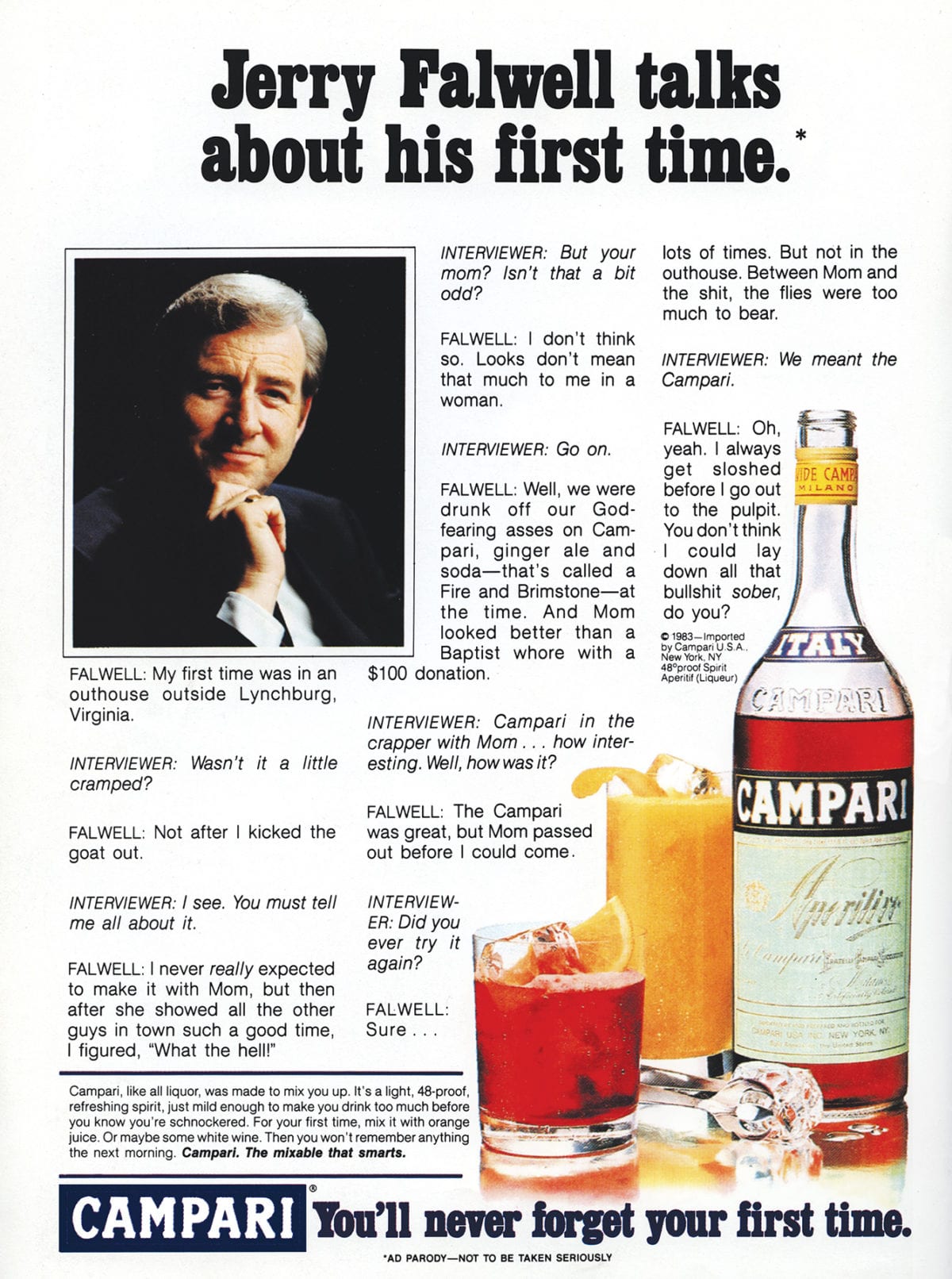 FALWELLCAMPARI PARODY