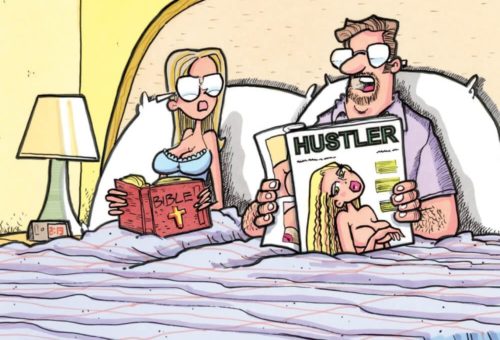 Friday Funnies: Bedding Down With HUSTLER