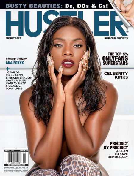 HUSTLER Magazine August 2022 cover