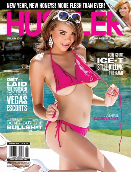 HUSTLER Magazine January 2015 cover