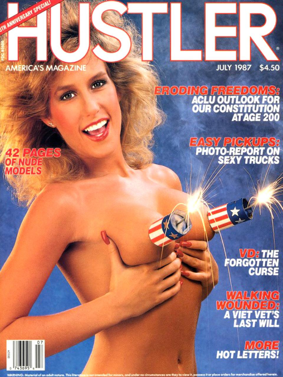 July 1987 - HUSTLER Magazine.