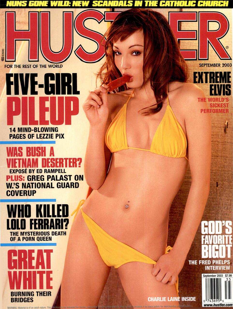 September 2003 - HUSTLER Magazine.
