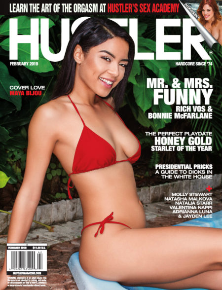 HUSTLER Magazine February 2019 cover
