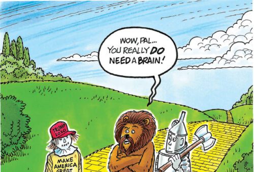Wow, pal…you really do need a brain!