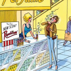 “Yeah, I know…it smells just like shit!”