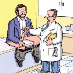 “I’ve performed physicals on 40 Republican senators these past few months, Senator Cruz, and you’re all the same—no balls.”