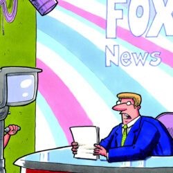 “This has been Fox News—keeping the uninformed misinformed. Good night.”